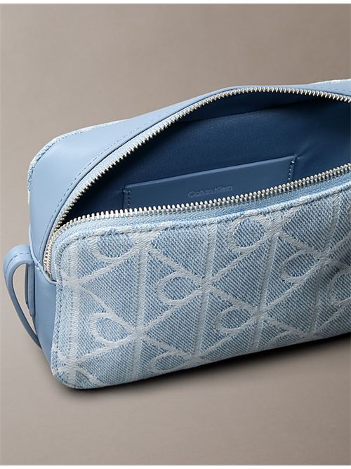 emblem aop denim camera bag CALVIN KLEIN | LV04F3430GYBZ